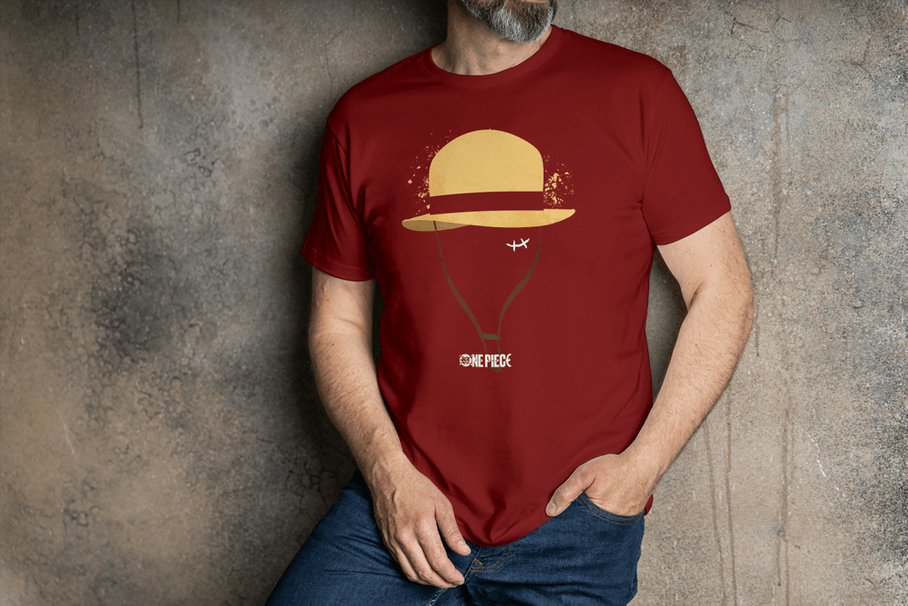 One Piece Luffy's Straw Hat Graphic Tee | Anime Apparel - Essentia Attire