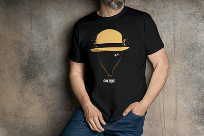 One Piece Luffy's Straw Hat Graphic Tee | Anime Apparel - Essentia Attire