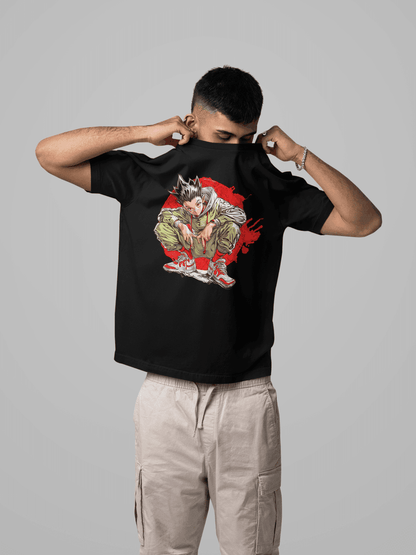 Hunter x Hunter | Killua Zoldyck Anime Manga Oversized T-Shirt - Essentia Attire