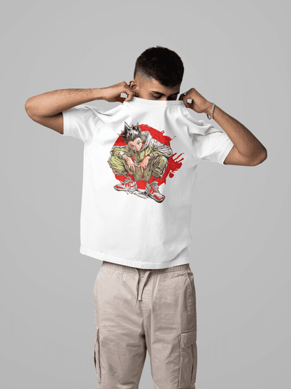 Hunter x Hunter | Killua Zoldyck Anime Manga Oversized T-Shirt - Essentia Attire