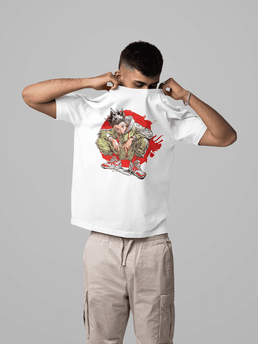 Hunter x Hunter | Killua Zoldyck Anime Manga Oversized T-Shirt - Essentia Attire