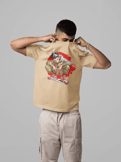 Hunter x Hunter | Killua Zoldyck Anime Manga Oversized T-Shirt - Essentia Attire