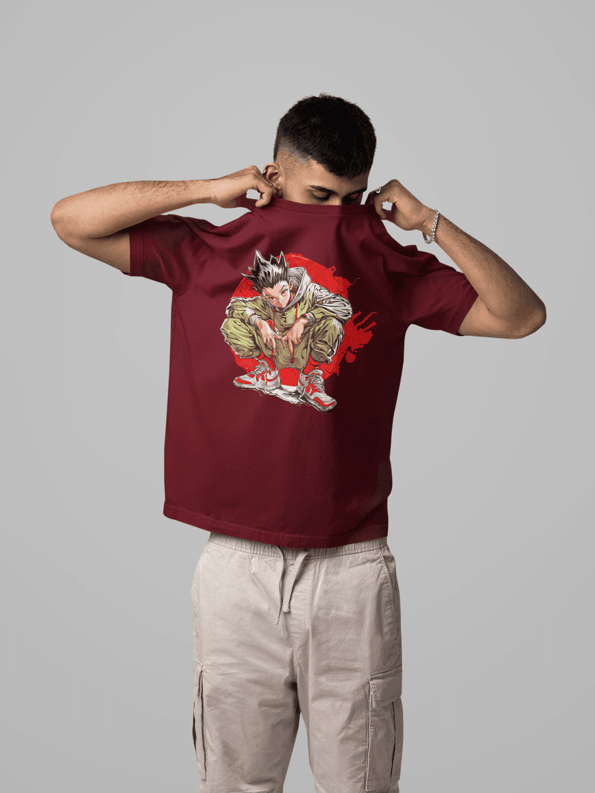 Hunter x Hunter | Killua Zoldyck Anime Manga Oversized T-Shirt - Essentia Attire