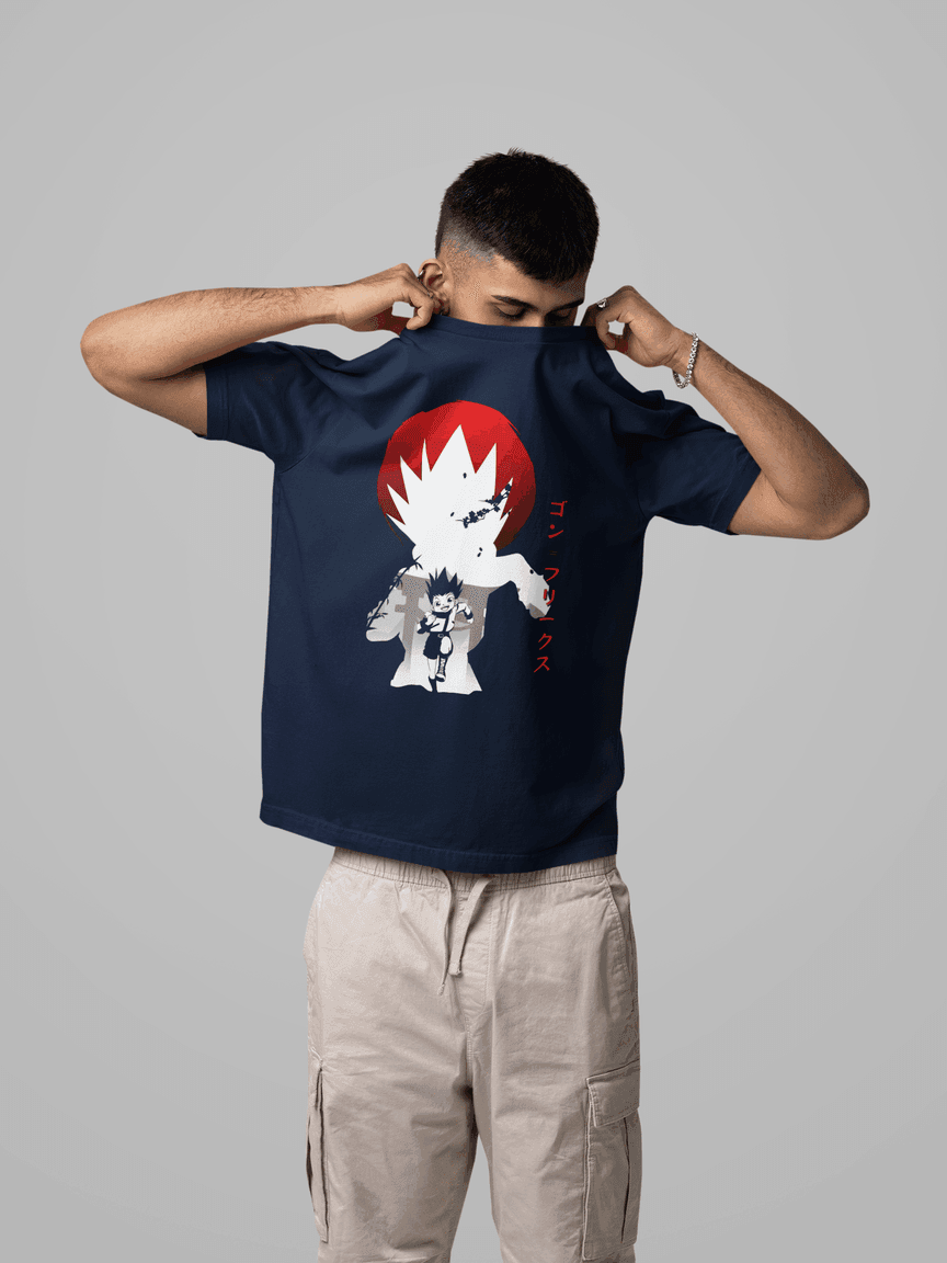 Hunter x Hunter | Gon-san Japanese Anime Oversized T-Shirt - Essentia Attire