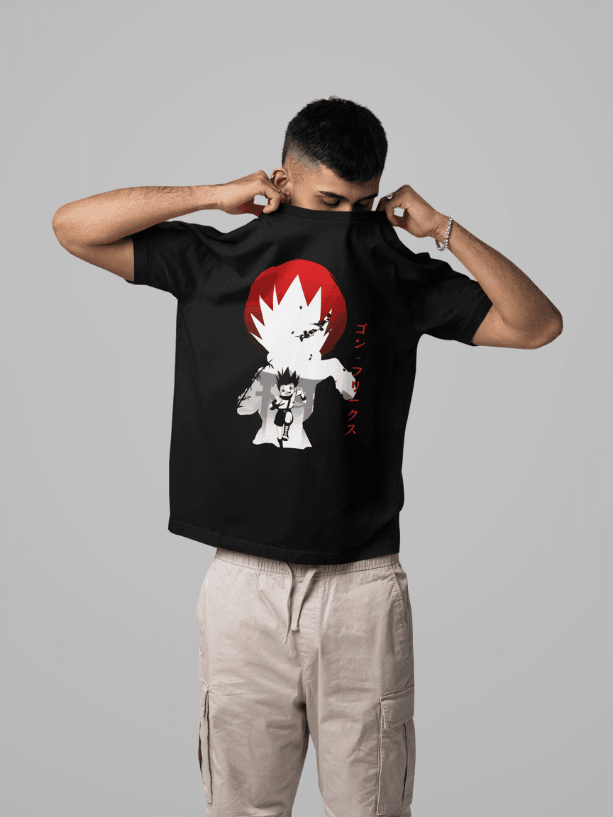 Hunter x Hunter | Gon-san Japanese Anime Oversized T-Shirt - Essentia Attire