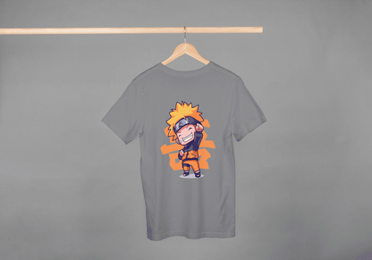 Chibi Naruto Ninja Hero: Japanese Fan Tee - Essentia Attire