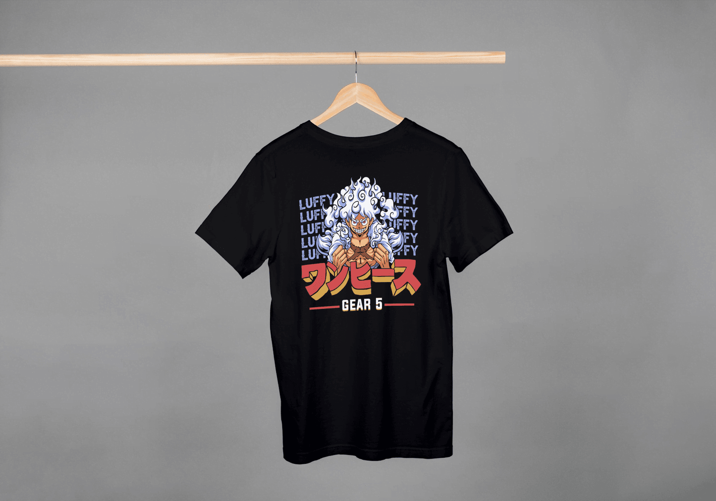 Anime Gear 5 Luffy: Iconic Transformation Tee - Essentia Attire