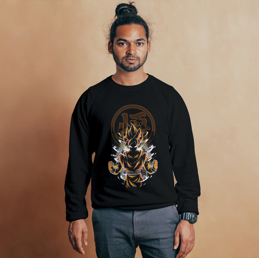 Super Saiyan 3 Goku Sweatshirt | Anime Manga | Dragon Ball Z Anime