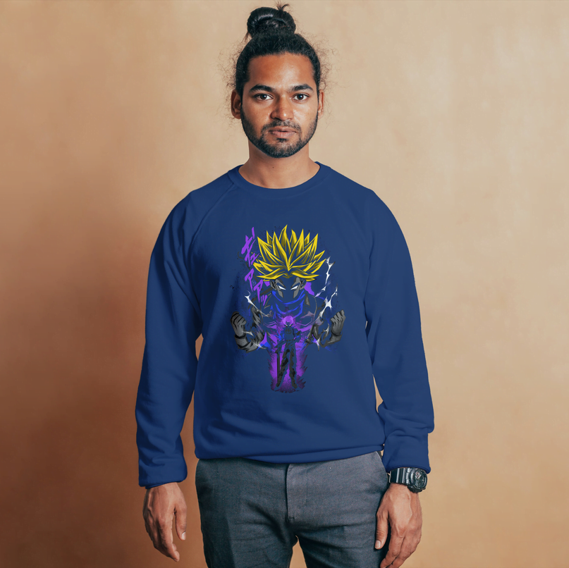 DBZ Gogeta & Vegito Sweatshirt | Fusion Warrior Anime Art | Power of the Dragon Ball Z Universe