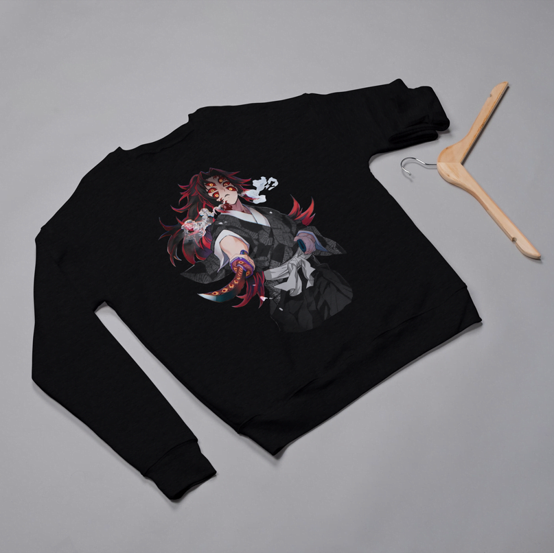Demon Slayer Hantengu Anime Sweatshirt - Upper Rank Four Demon