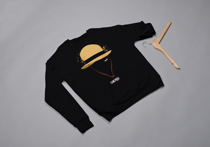 One Piece Luffy's Straw Hat Graphic Sweatshirt | Anime Apparel