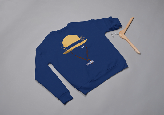 One Piece Luffy's Straw Hat Graphic Sweatshirt | Anime Apparel