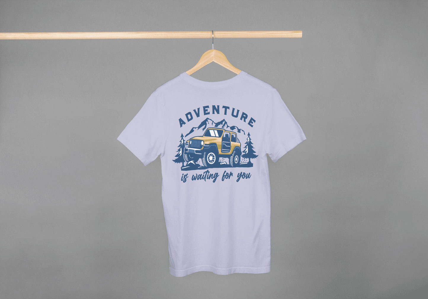 Adventure Is Waiting For You: Off-Road Explorer Tee - Essentia Attire