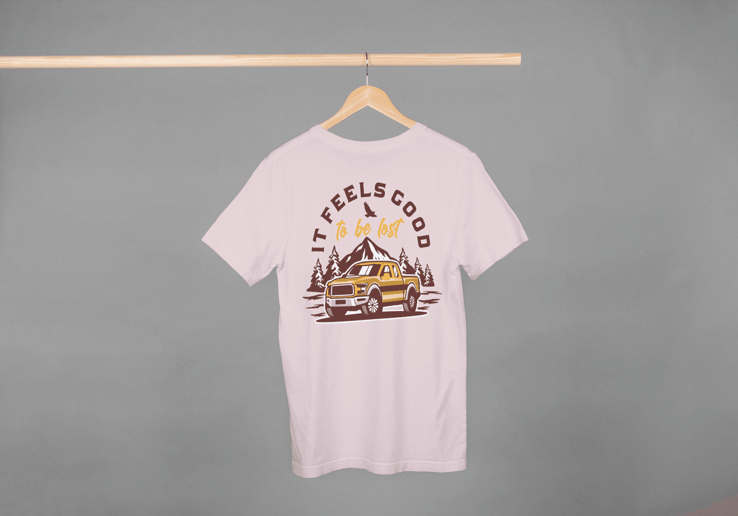 It Feels Good To Be Lost Adventure: Off-Road Truck Tee - Essentia Attire