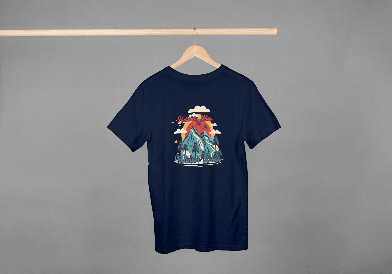 Mountain Vibes Nature's Bliss: Outdoor Scenic Tee - Essentia Attire