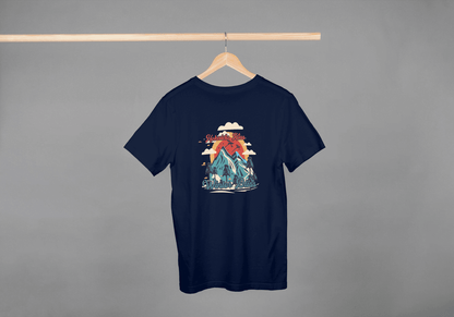 Mountain Vibes Nature's Bliss: Outdoor Scenic Tee - Essentia Attire
