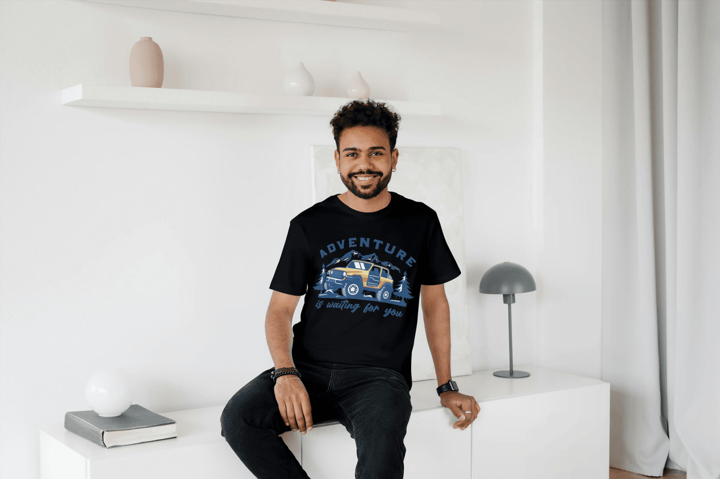 Adventure Is Waiting For You: Off-Road Explorer Tee - Essentia Attire