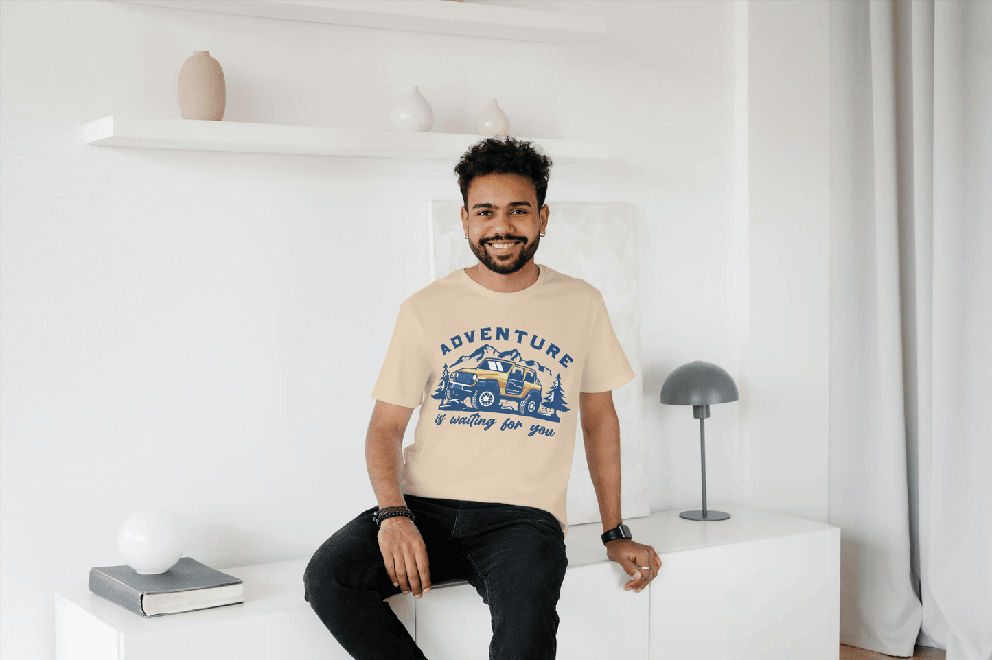 Adventure Is Waiting For You: Off-Road Explorer Tee - Essentia Attire