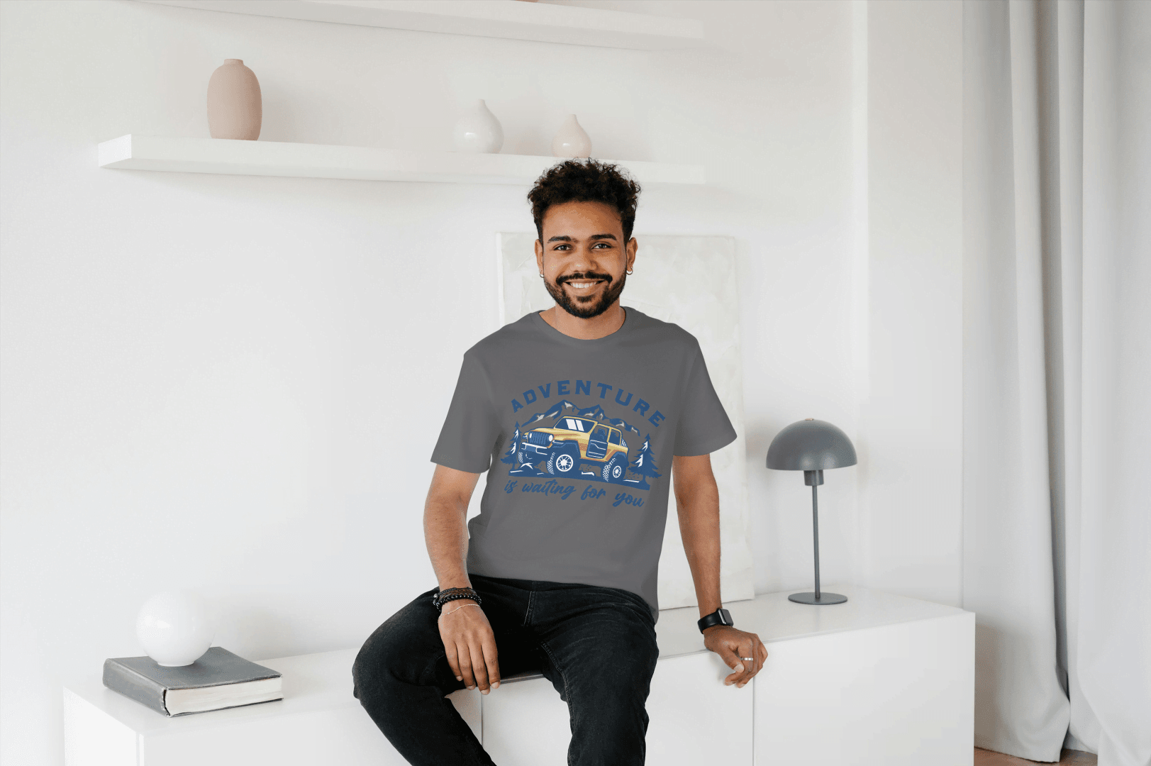 Adventure Is Waiting For You: Off-Road Explorer Tee - Essentia Attire
