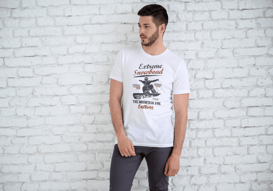 Extreme Snowboard: Mountain Calling Tee - Essentia Attire