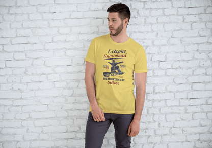 Extreme Snowboard: Mountain Calling Tee - Essentia Attire