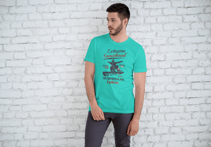 Extreme Snowboard: Mountain Calling Tee - Essentia Attire