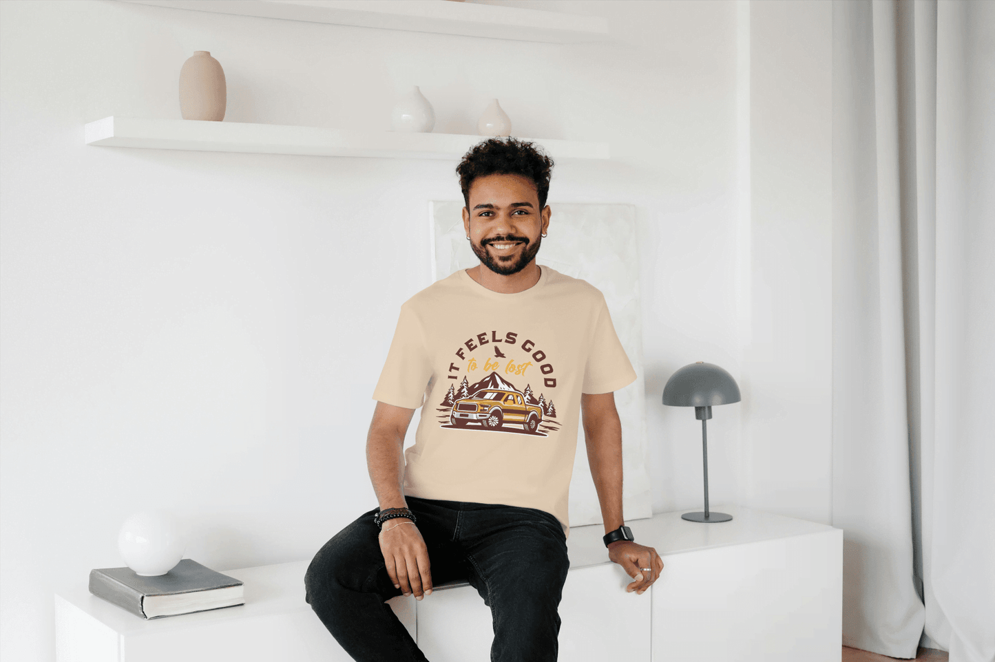 It Feels Good To Be Lost Adventure: Off-Road Truck Tee - Essentia Attire