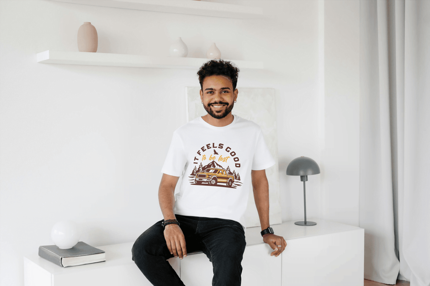It Feels Good To Be Lost Adventure: Off-Road Truck Tee - Essentia Attire