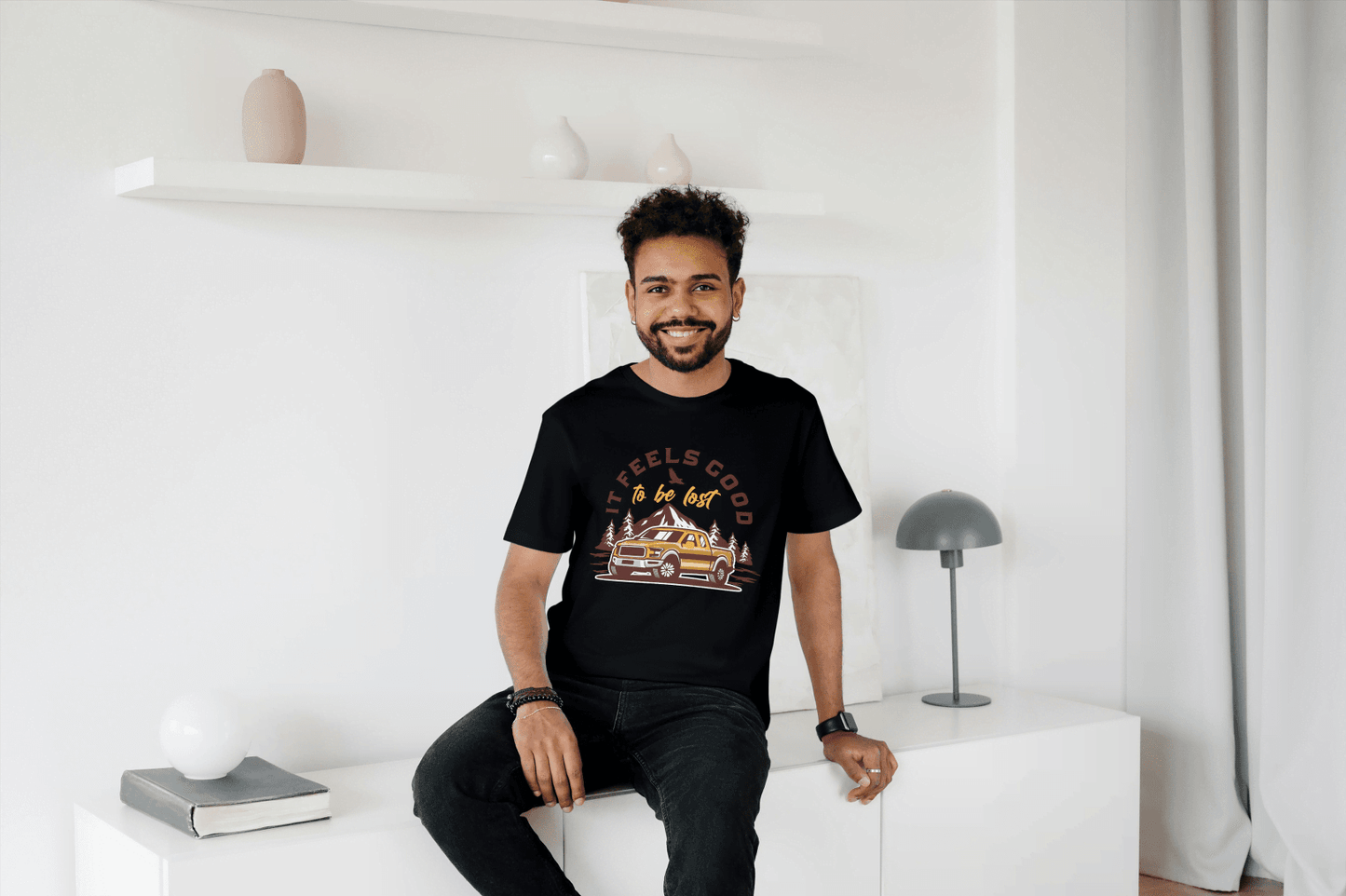 It Feels Good To Be Lost Adventure: Off-Road Truck Tee - Essentia Attire
