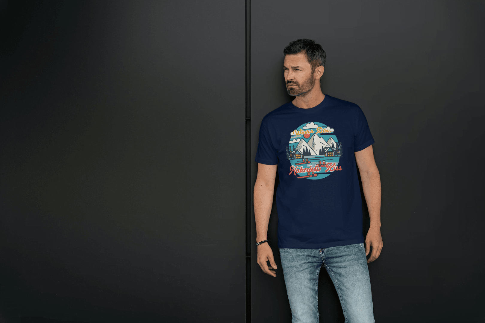 Hokkaido Kiss Winter Club: Adventure Landscape Tee - Essentia Attire