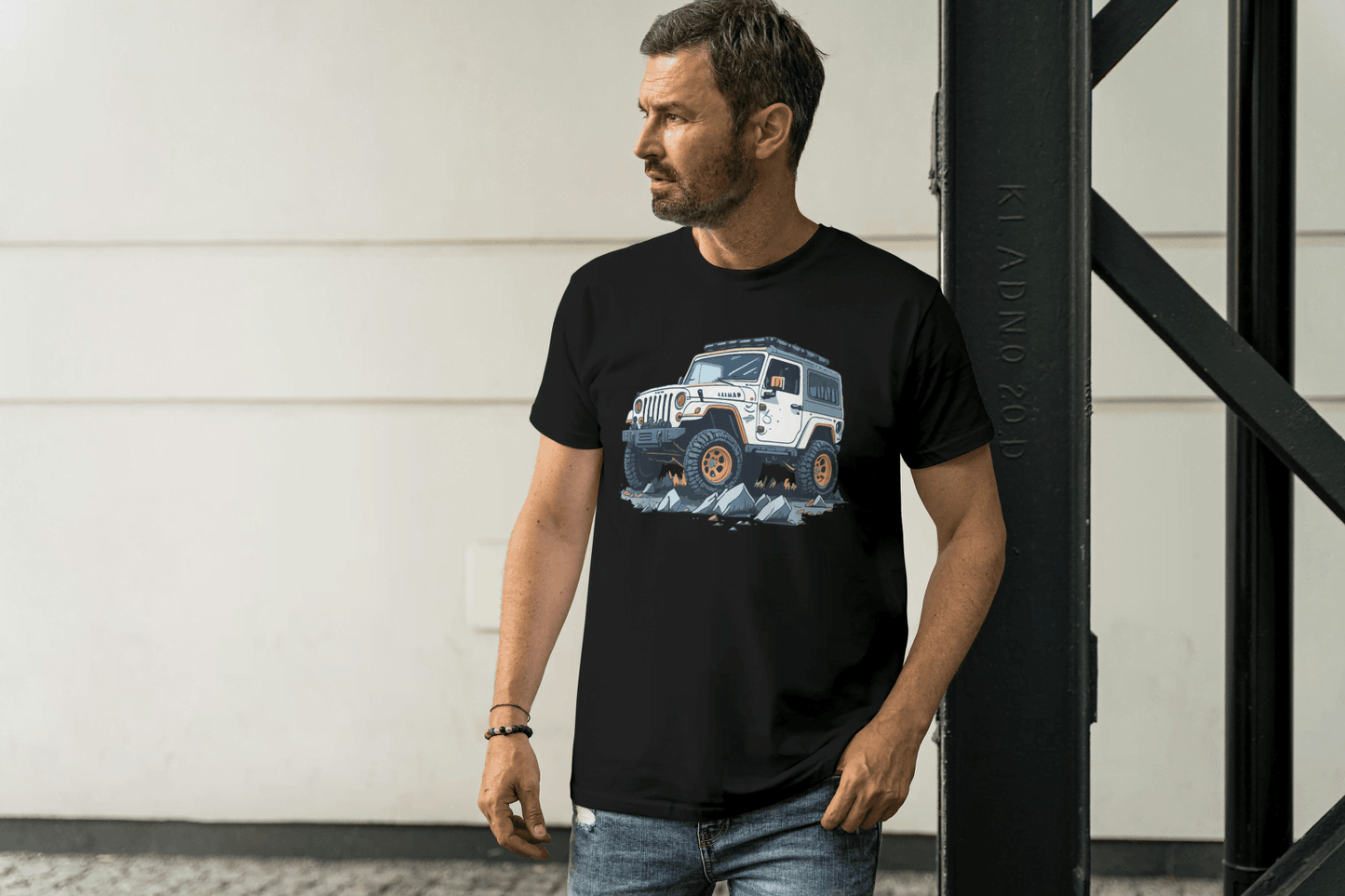 Off-Road Adventure SUV: Jeep Wrangler Style Tee - Essentia Attire