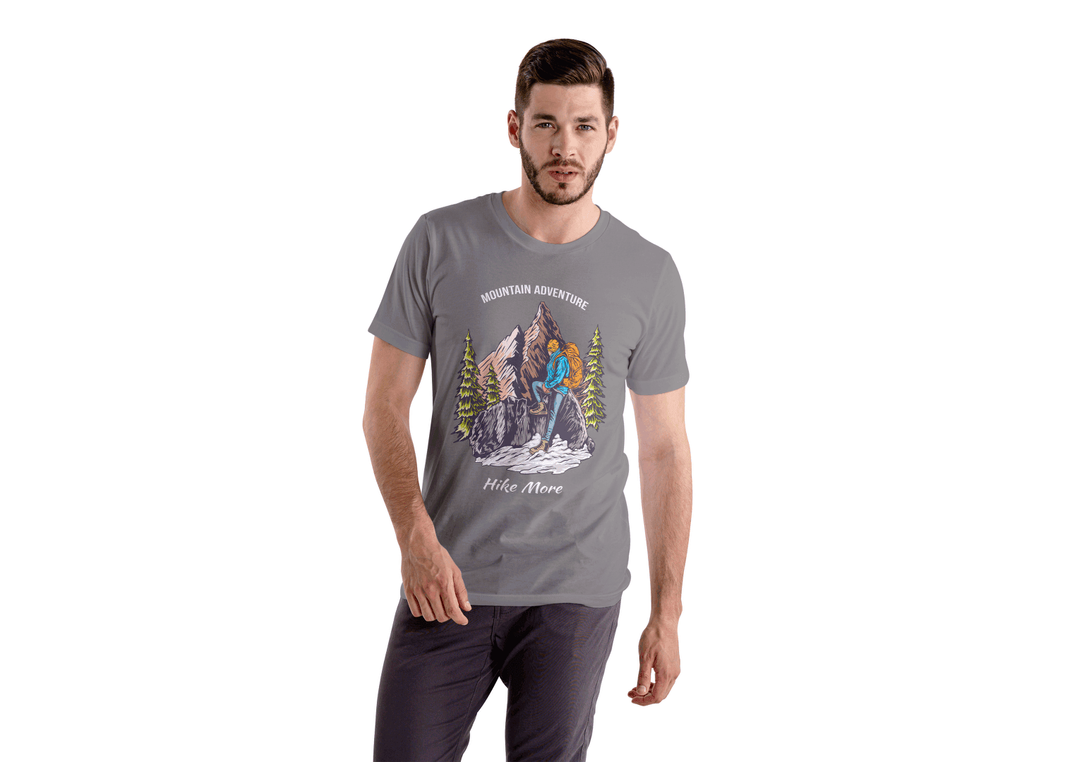 Hike More Mountain Adventure: Outdoor Explorer Tee - Essentia Attire