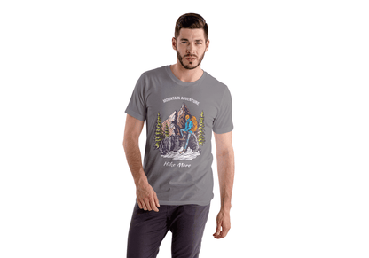 Hike More Mountain Adventure: Outdoor Explorer Tee - Essentia Attire