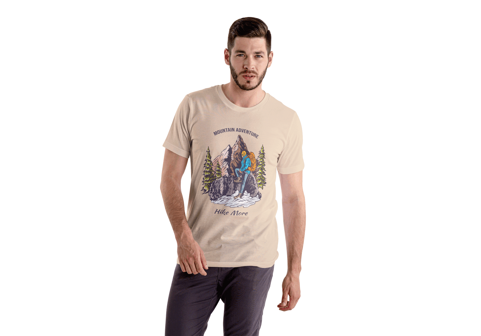 Hike More Mountain Adventure: Outdoor Explorer Tee - Essentia Attire