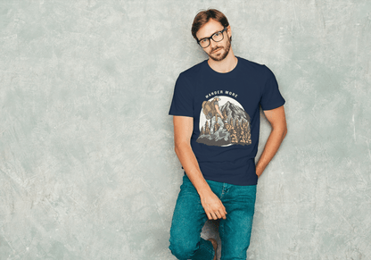 Wander More Mountain Hiking: Outdoor Adventure Tee - Essentia Attire