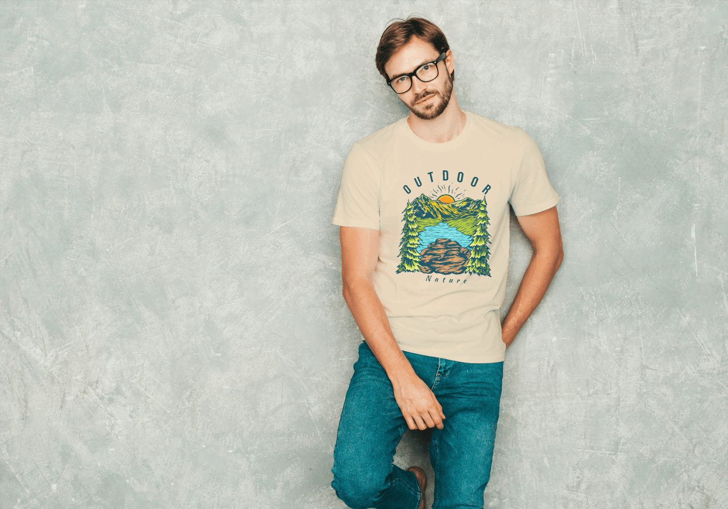 Outdoor Nature Mountain Landscape: Adventure Seeker Tee - Essentia Attire