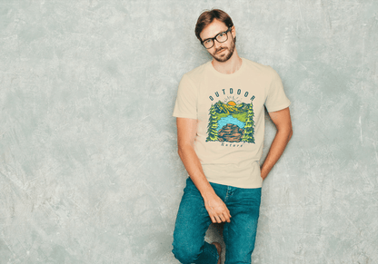 Outdoor Nature Mountain Landscape: Adventure Seeker Tee - Essentia Attire