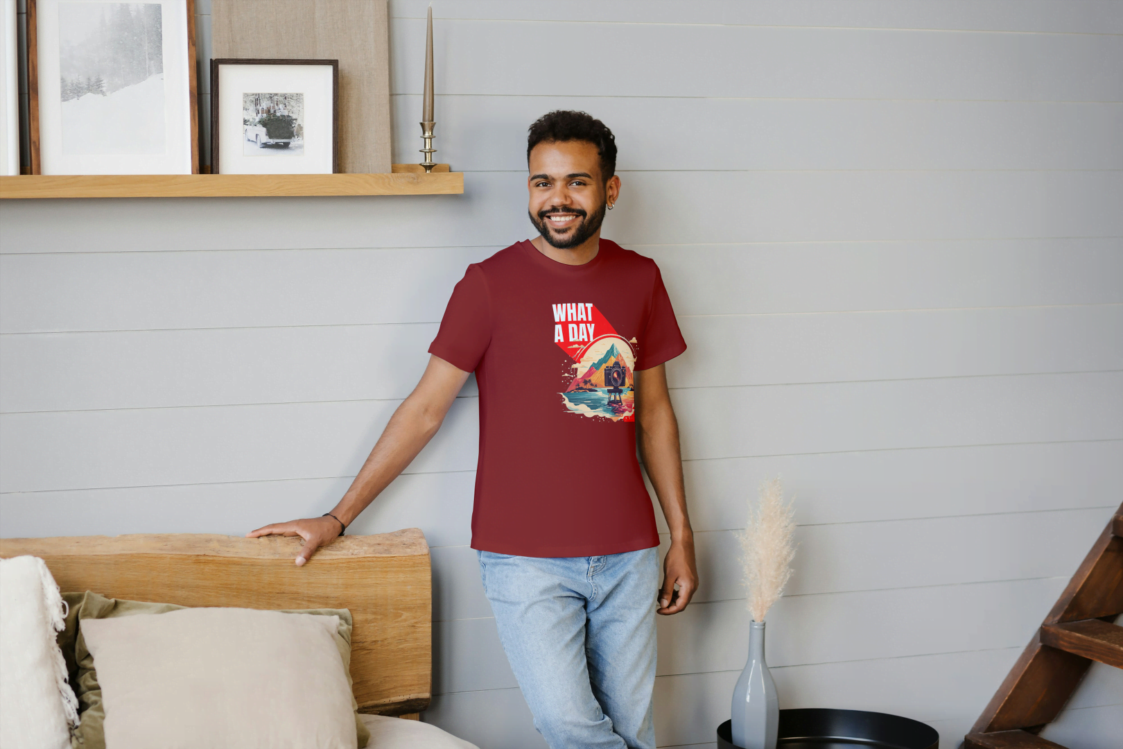 "What A Day To Be Alive" Outdoor Adventure: Nature Lover Tee - Essentia Attire