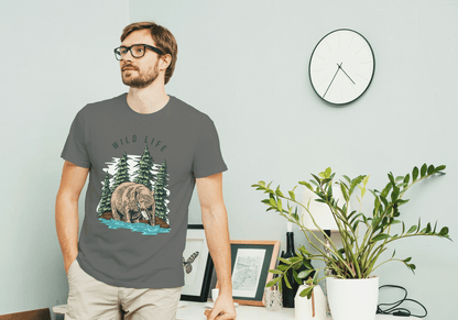 Wild Life Bear & Forest: Nature Explorer Tee - Essentia Attire