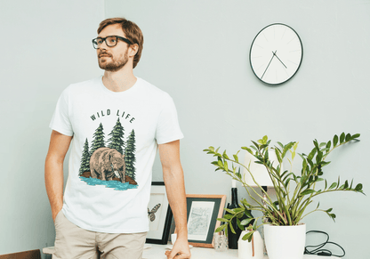 Wild Life Bear & Forest: Nature Explorer Tee - Essentia Attire