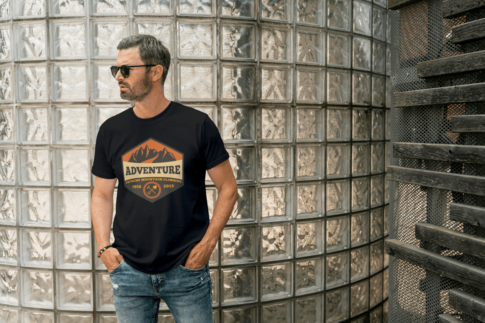 Adventure Extreme Mountain Climbing: Vintage Mountaineering Tee - Essentia Attire