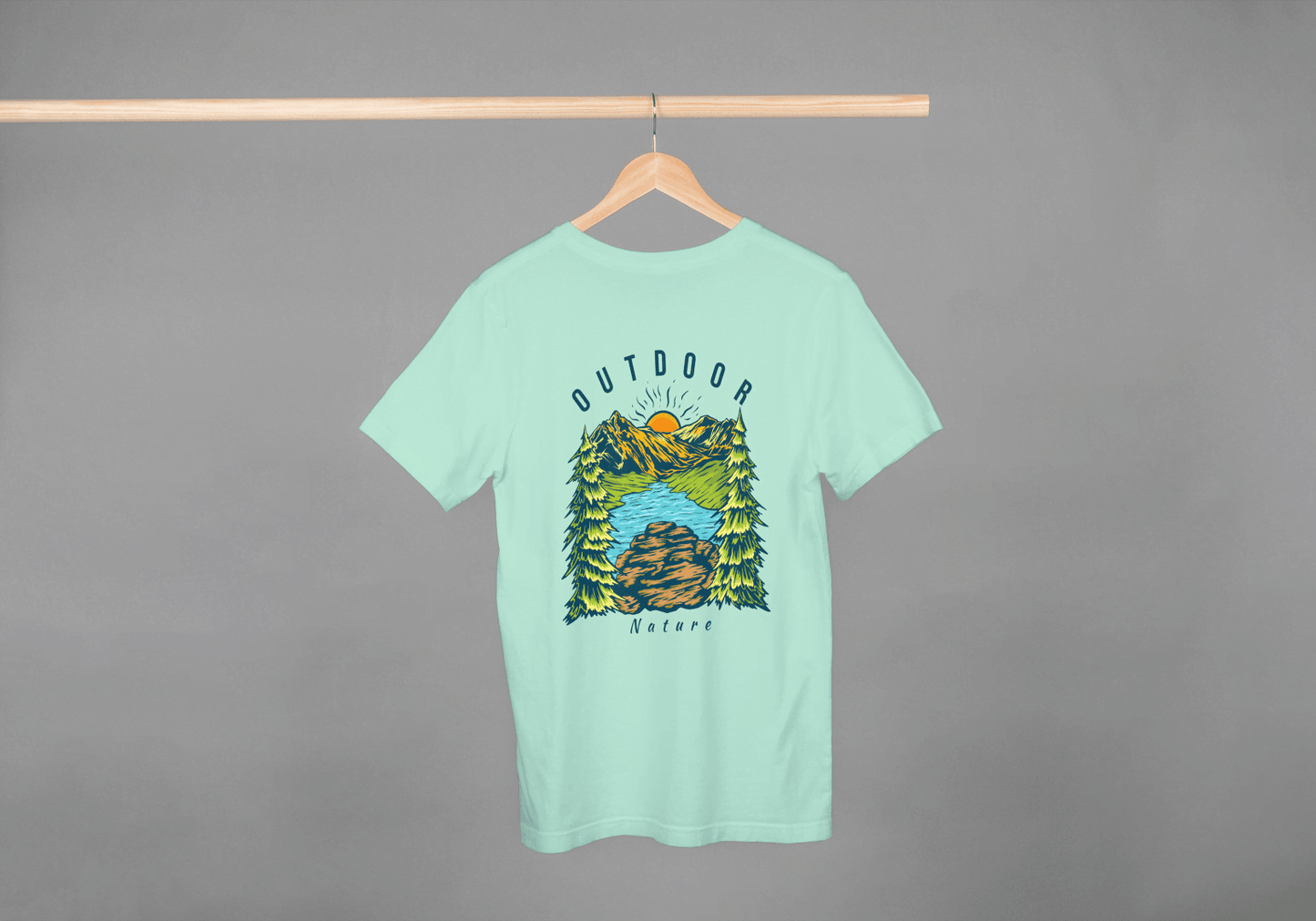 Outdoor Nature Mountain Landscape: Adventure Seeker Tee - Essentia Attire