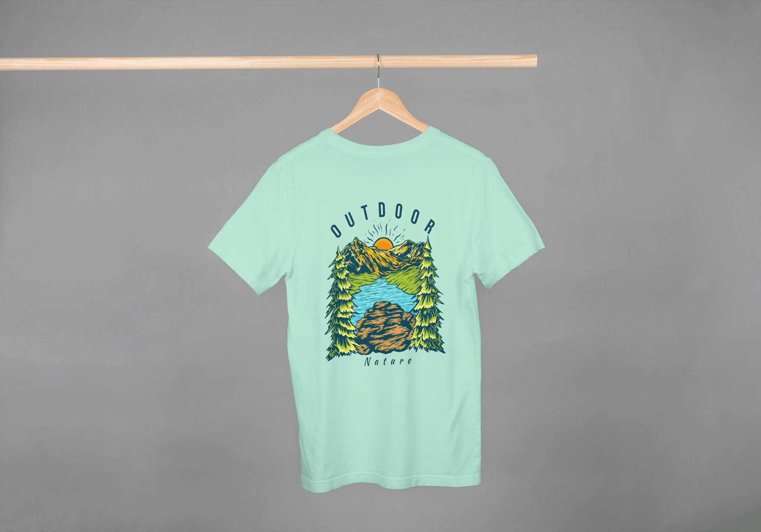 Outdoor Nature Mountain Landscape: Adventure Seeker Tee - Essentia Attire
