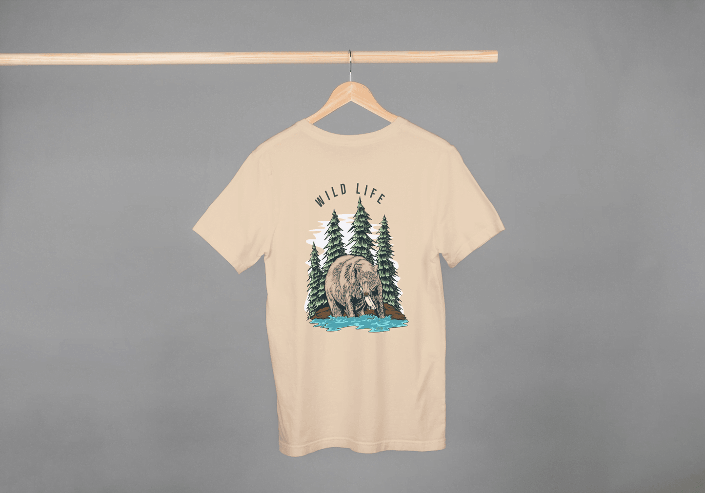 Wild Life Bear & Forest: Nature Explorer Tee - Essentia Attire