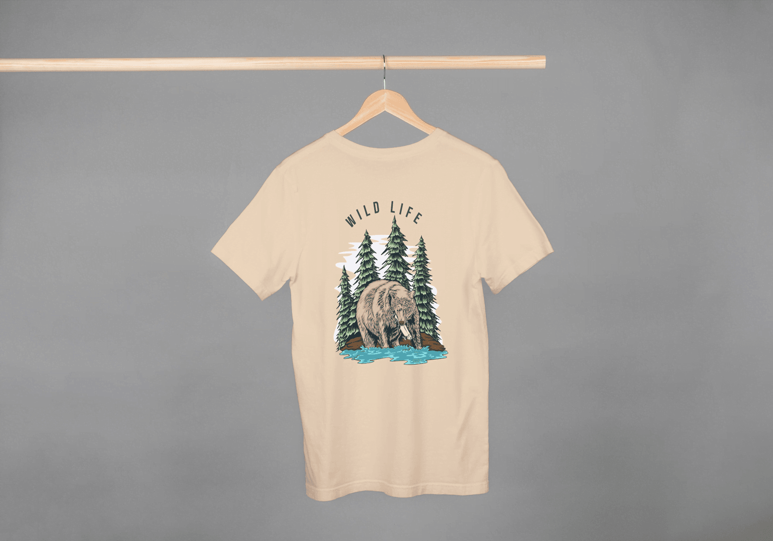 Wild Life Bear & Forest: Nature Explorer Tee - Essentia Attire