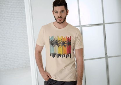 Tropical Palm Tree Beach: Summer Island Vibes Tee - Essentia Attire