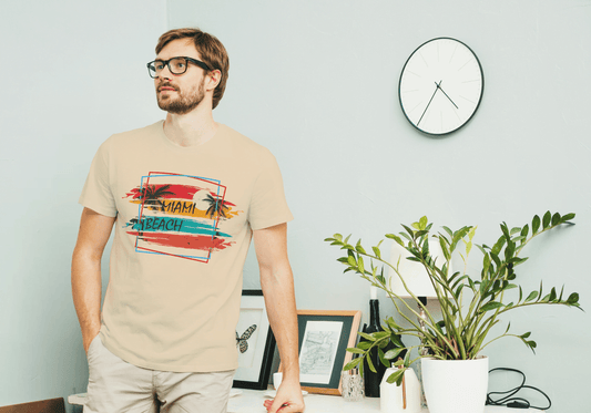 Miami Beach Abstract Art: Vibrant Coastal Design - Essentia Attire