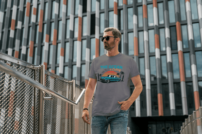 Ocean is Calling Vintage Car: Surf & Beach Life Tee - Essentia Attire