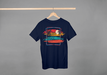 Miami Beach Abstract Art: Vibrant Coastal Design - Essentia Attire