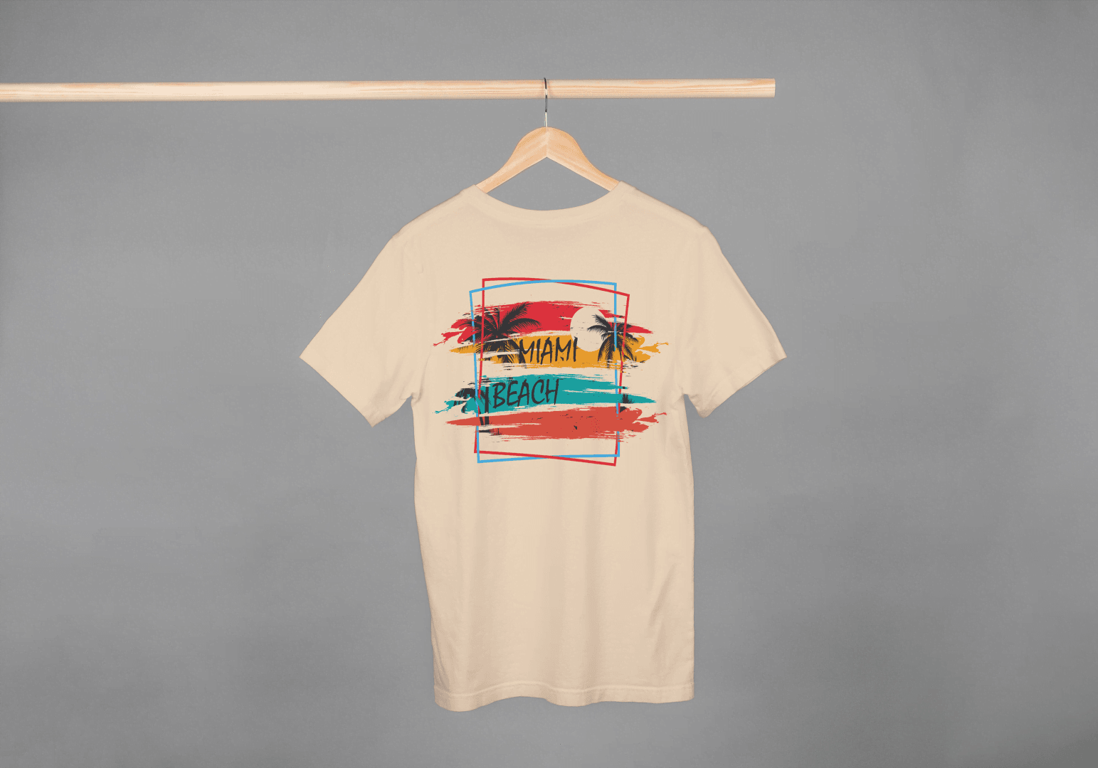 Miami Beach Abstract Art: Vibrant Coastal Design - Essentia Attire